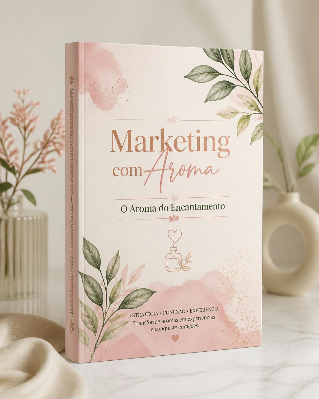 Mockup do e-book Marketing com Aroma — O Aroma do Encantamento